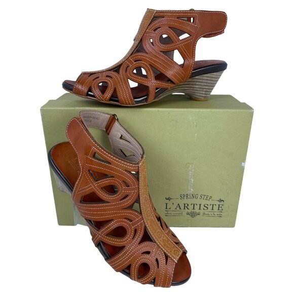 Spring Step L'Artiste Women's Flourish  Sandal Size EU 38 US 7.5-8 - Picture 1 of 14